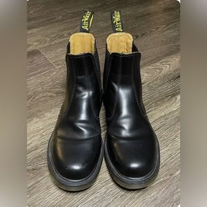 Dr. Martens 2976 Chelsea Boots Quad Black Platform Mens 9 Womens 10 Air Wair